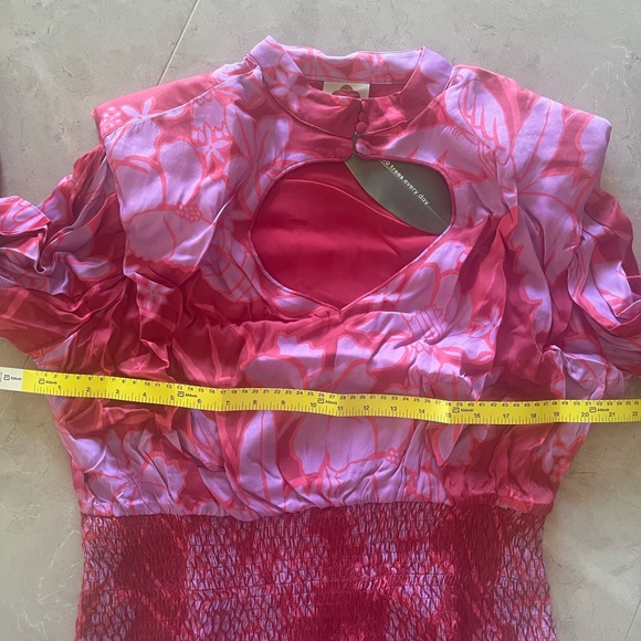 NWT FARM Rio "Living Nature" Floral-Print Dress Size L - Picture 6 of 8